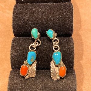 Sterling Turquoise Earrings